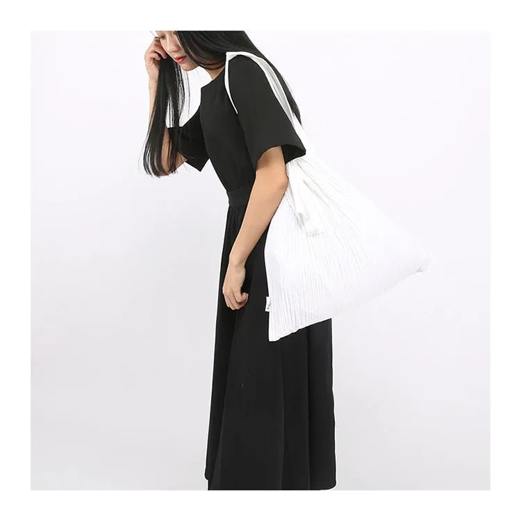 Eiko Pleated Tote Bag