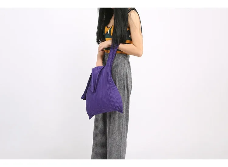 Eiko Pleated Tote Bag