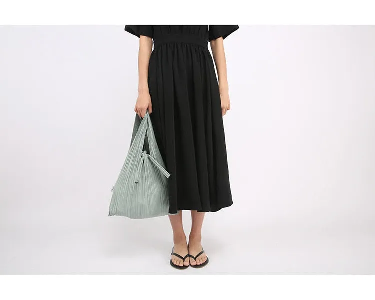Eiko Pleated Tote Bag