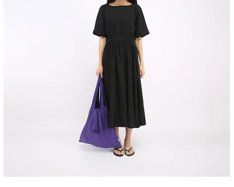 Eiko Pleated Tote Bag