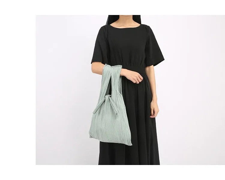 Eiko Pleated Tote Bag
