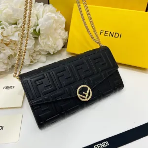 Embossed Monogrammed Backpack Black