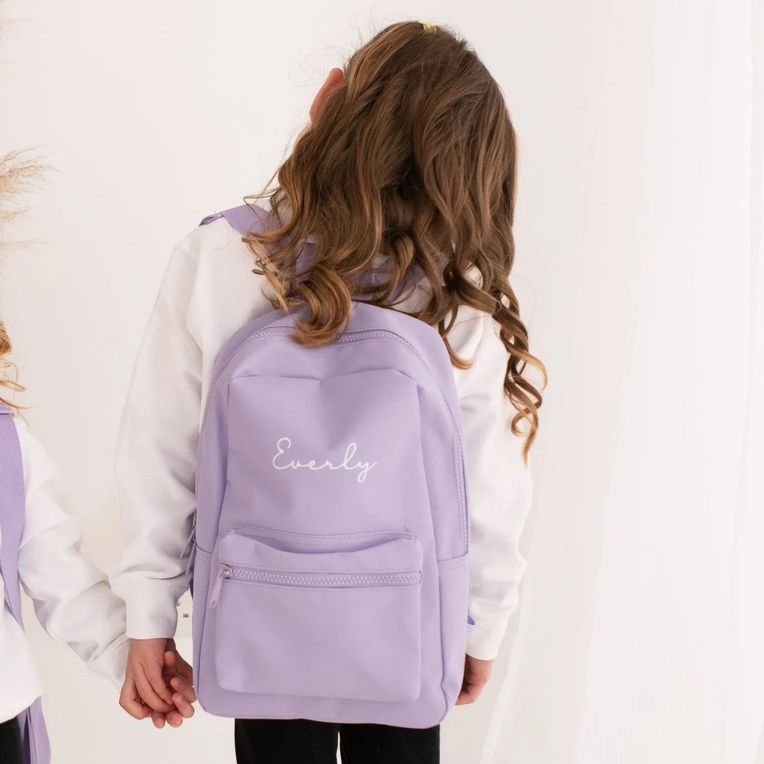 Embroidered Script Personalised Backpack