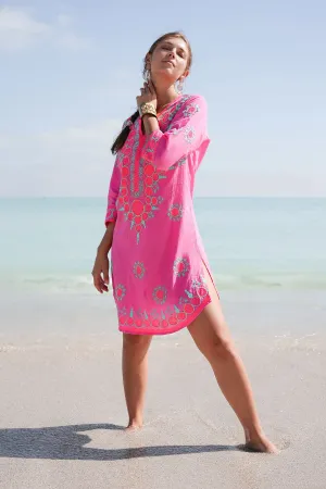 Emilia Tunic Hot Pink
