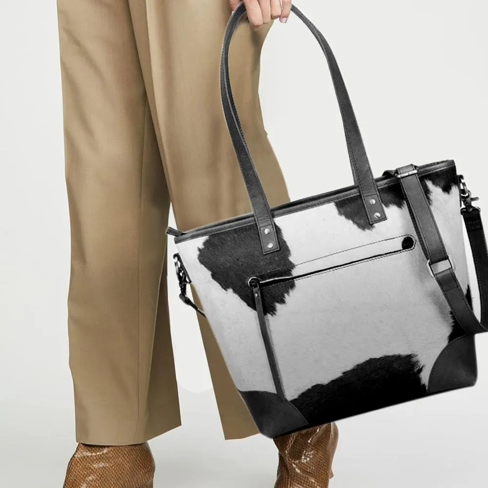Emily Cowhide Hair Zip Tote