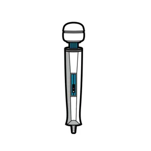 Enamel Pin: Wand Massager