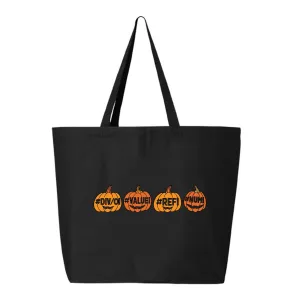 Excel Error Jack O Lanterns Tote