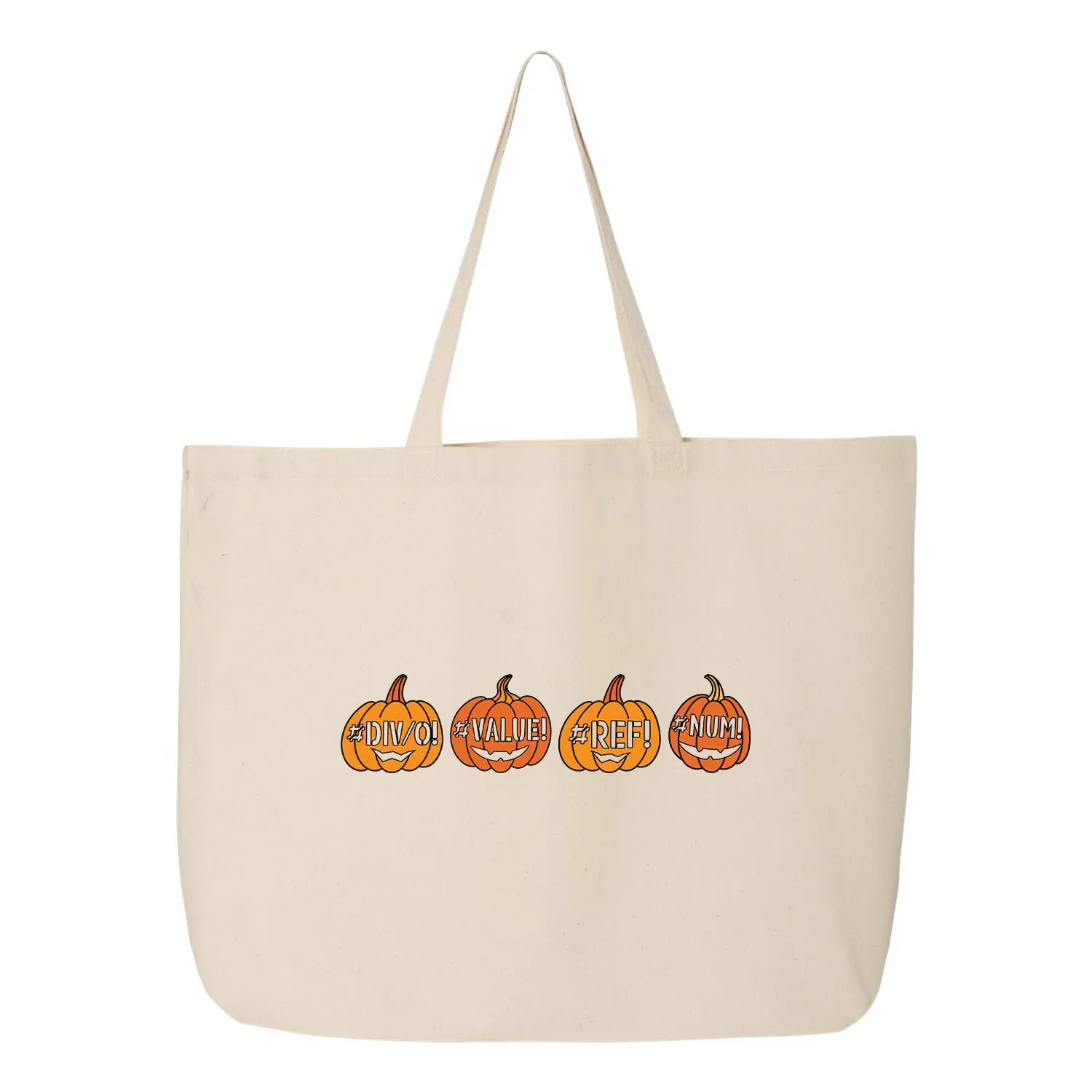 Excel Error Jack O Lanterns Tote