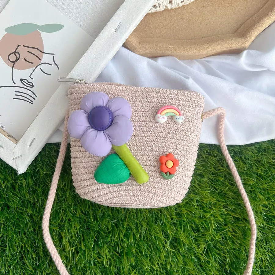Fashionable Girls' Children's Satchel And Wallet