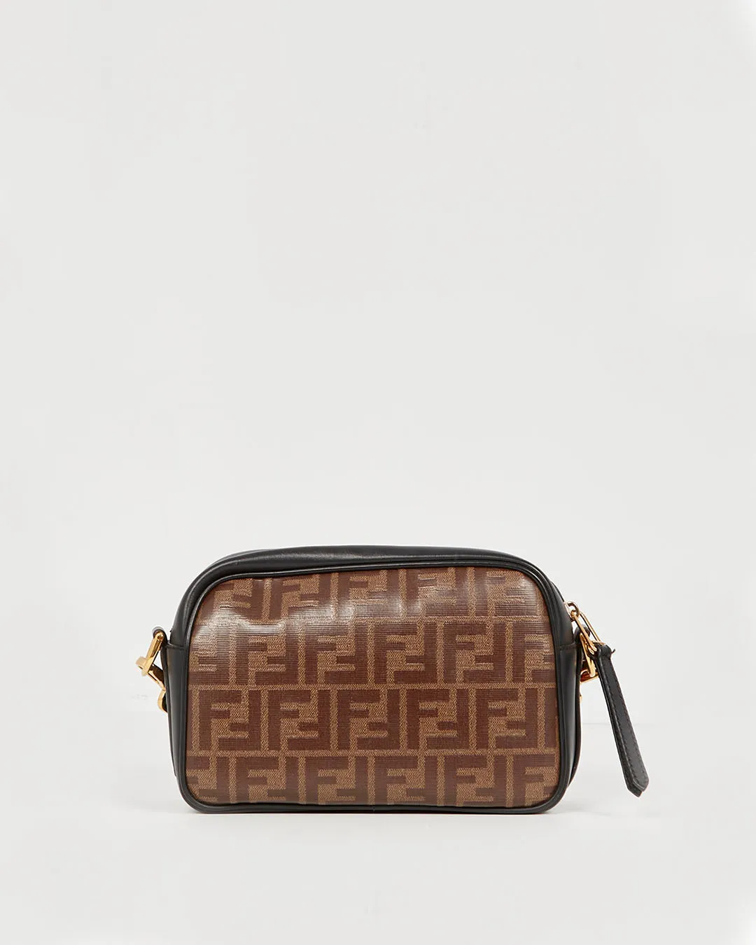 Fendi Zucca Coated Canvas Logo Camera Bag Crossbody
