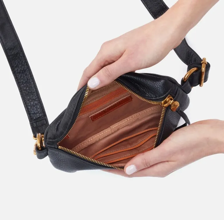 Fern Hobo Belt Bag in Black