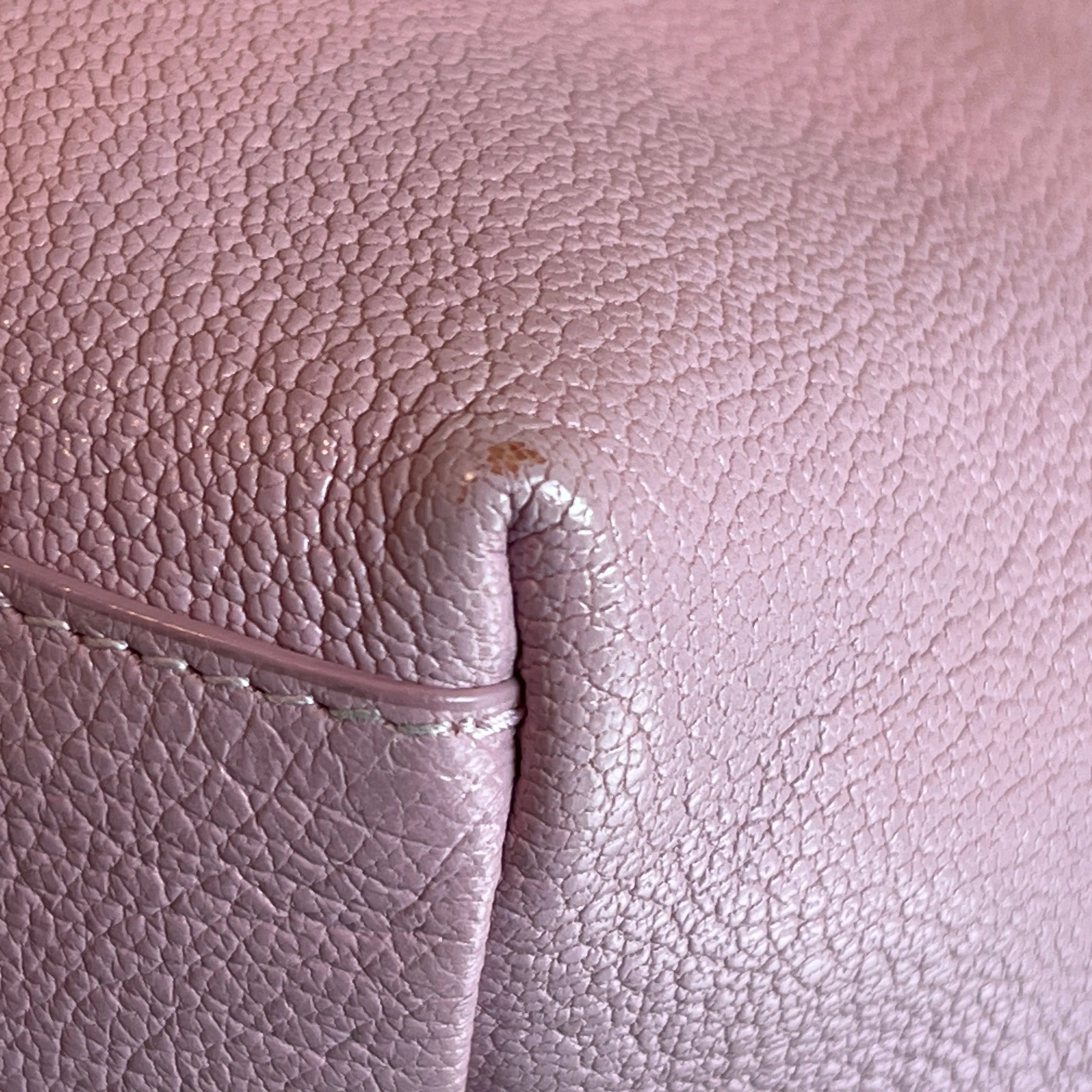 FERRAGAMO Pink Gancini Leather Shoulder Bag
