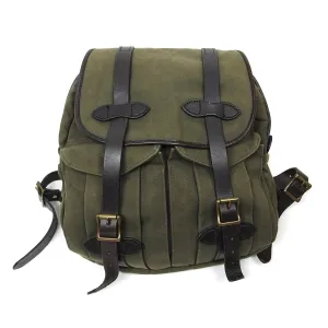 Filson Green Twill Backpack