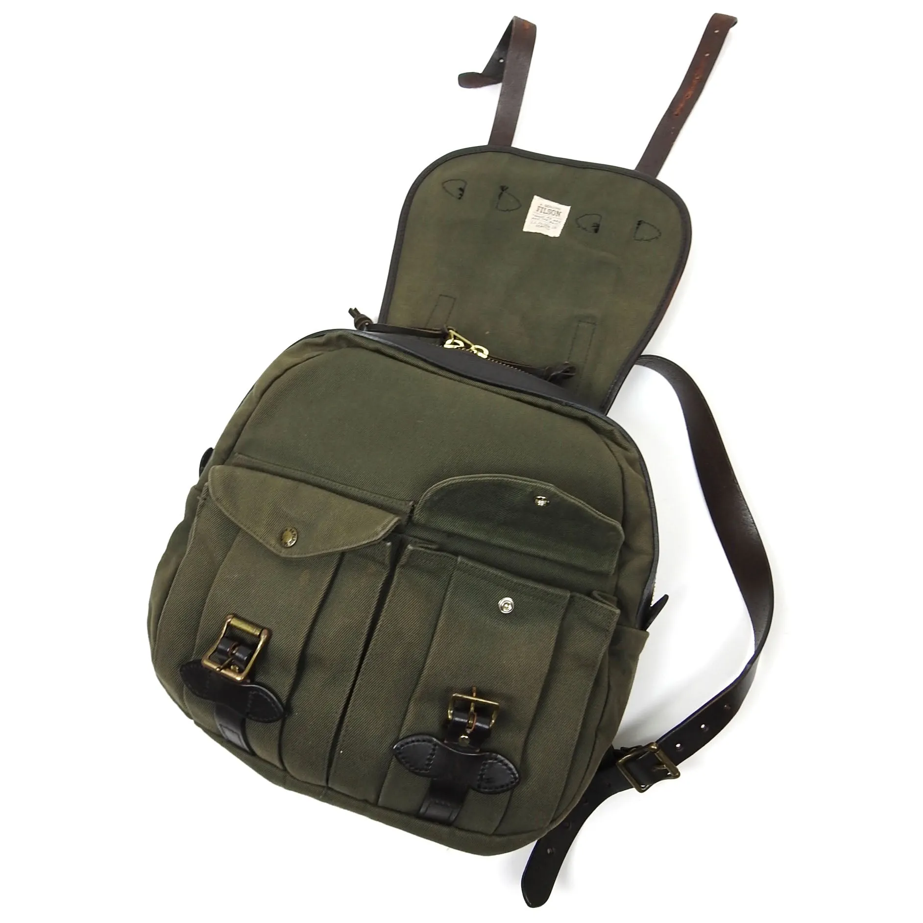 Filson Green Twill Backpack