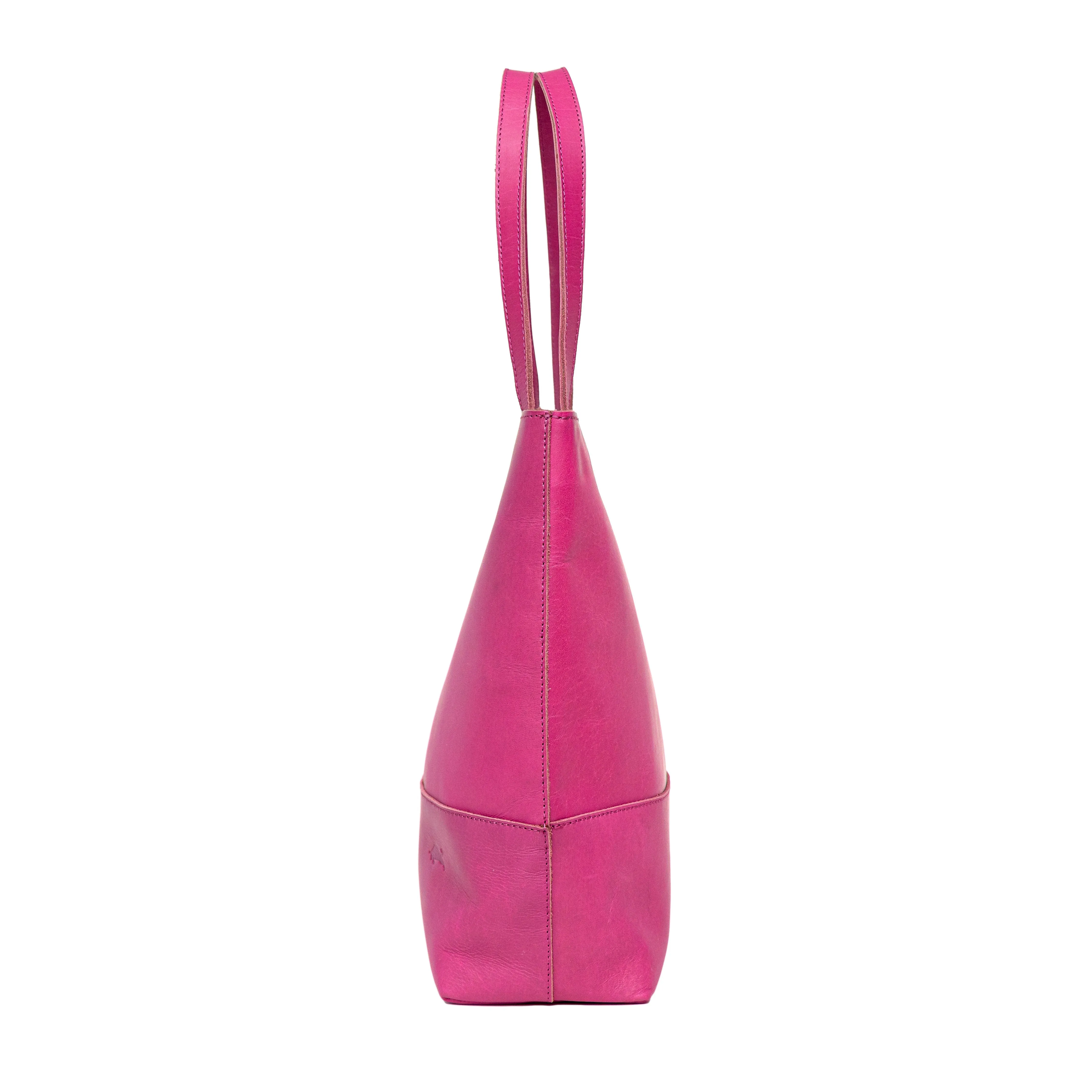 Flora Buffalo Leather Tote Bag