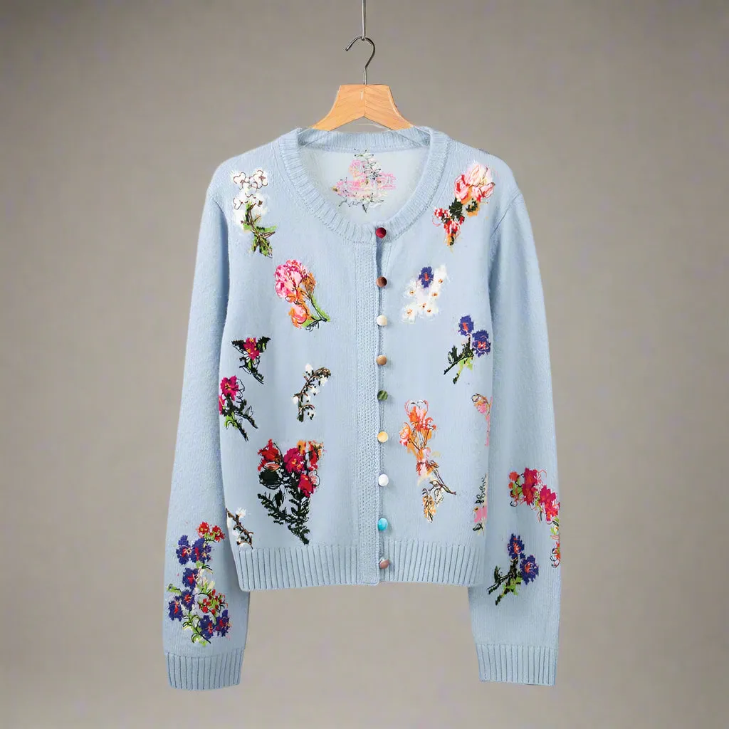 Floral Print Cardigan