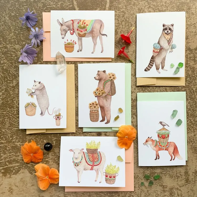 Flower Messenger Card Pack