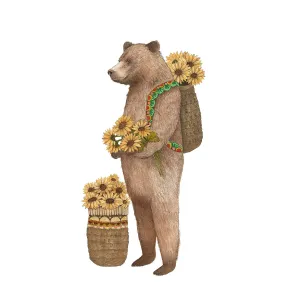Flower Messenger: The Bear 8x10 Print