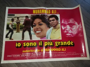 FOTOBUSTA IO SONO IL PIù GRANDE MUHAMMAD ALI PUGILATO 1977 Movie Poster Greatest