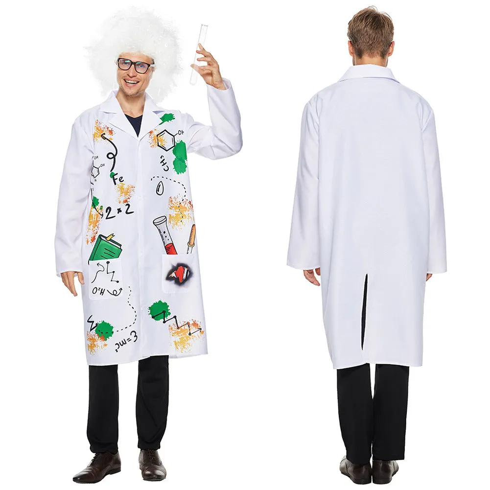Frankenstein  Funny  Kids Children Scientist Cosplay Costume Wig Outfits Halloween Carnival Suit