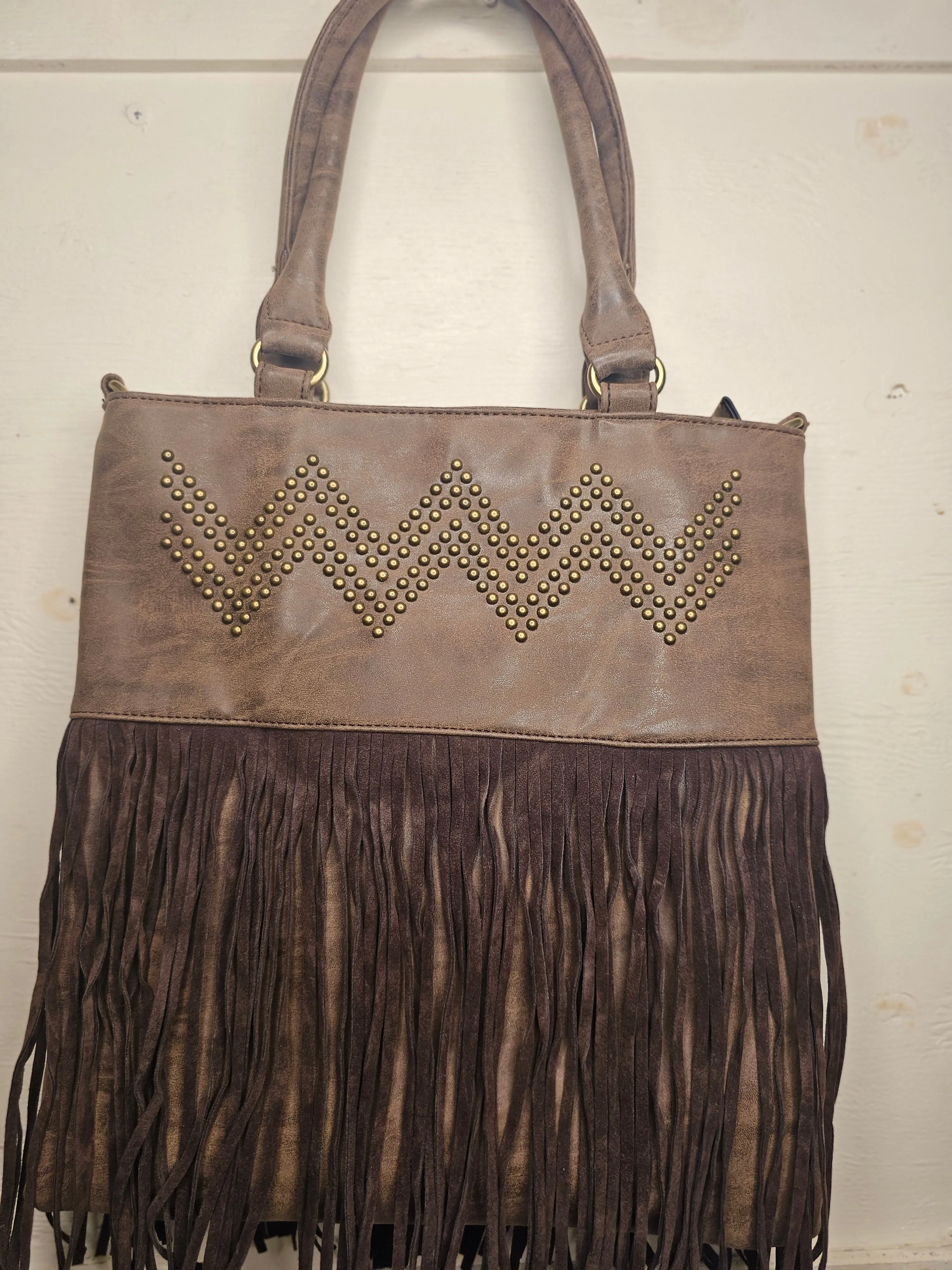 Fring Tote Purse (Brown)