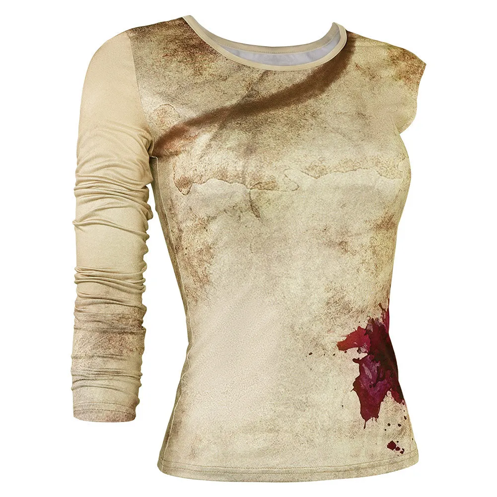 Furiosa: A Mad Max Saga Furiosa War Damaged Version Top Cosplay Costume Outfits Halloween Carnival Suit