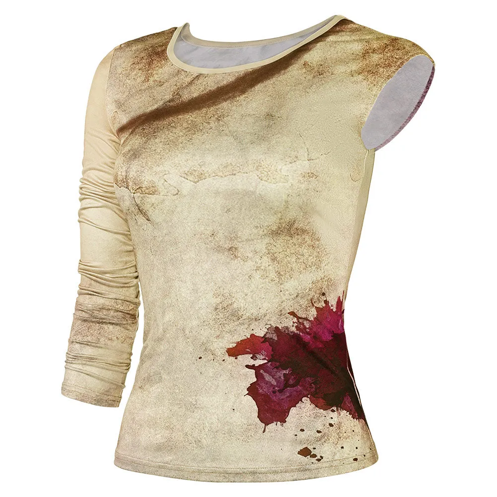 Furiosa: A Mad Max Saga Furiosa War Damaged Version Top Cosplay Costume Outfits Halloween Carnival Suit