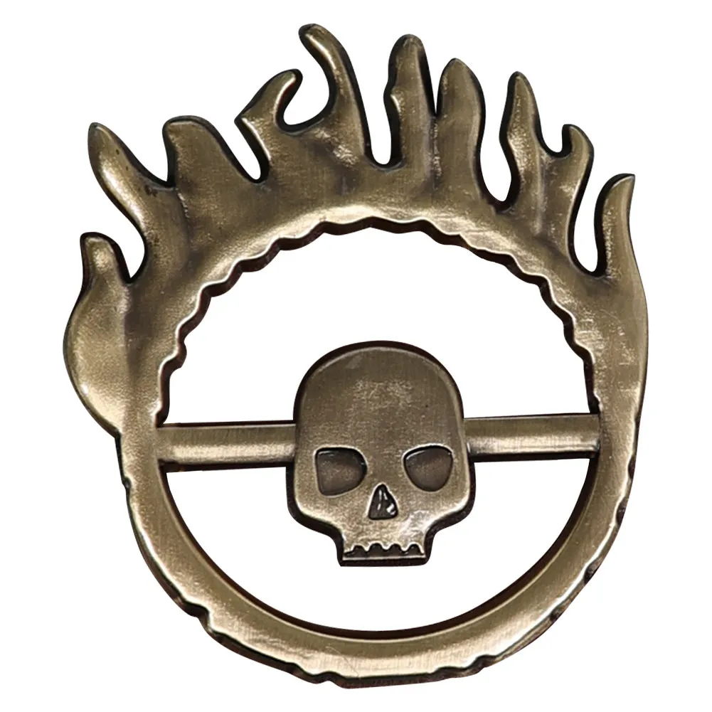 Furiosa: A Mad Max Saga  Metal Skull Emblem Cosplay Accessories Props