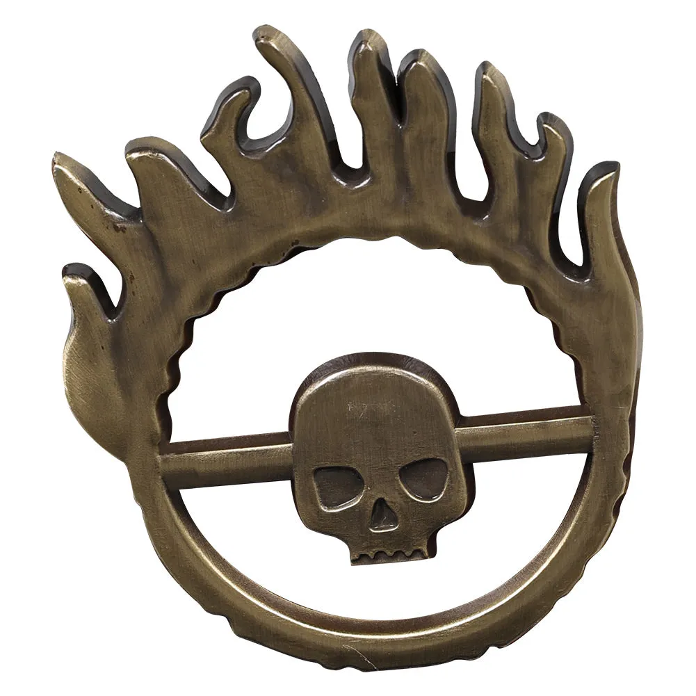Furiosa: A Mad Max Saga  Metal Skull Emblem Cosplay Accessories Props