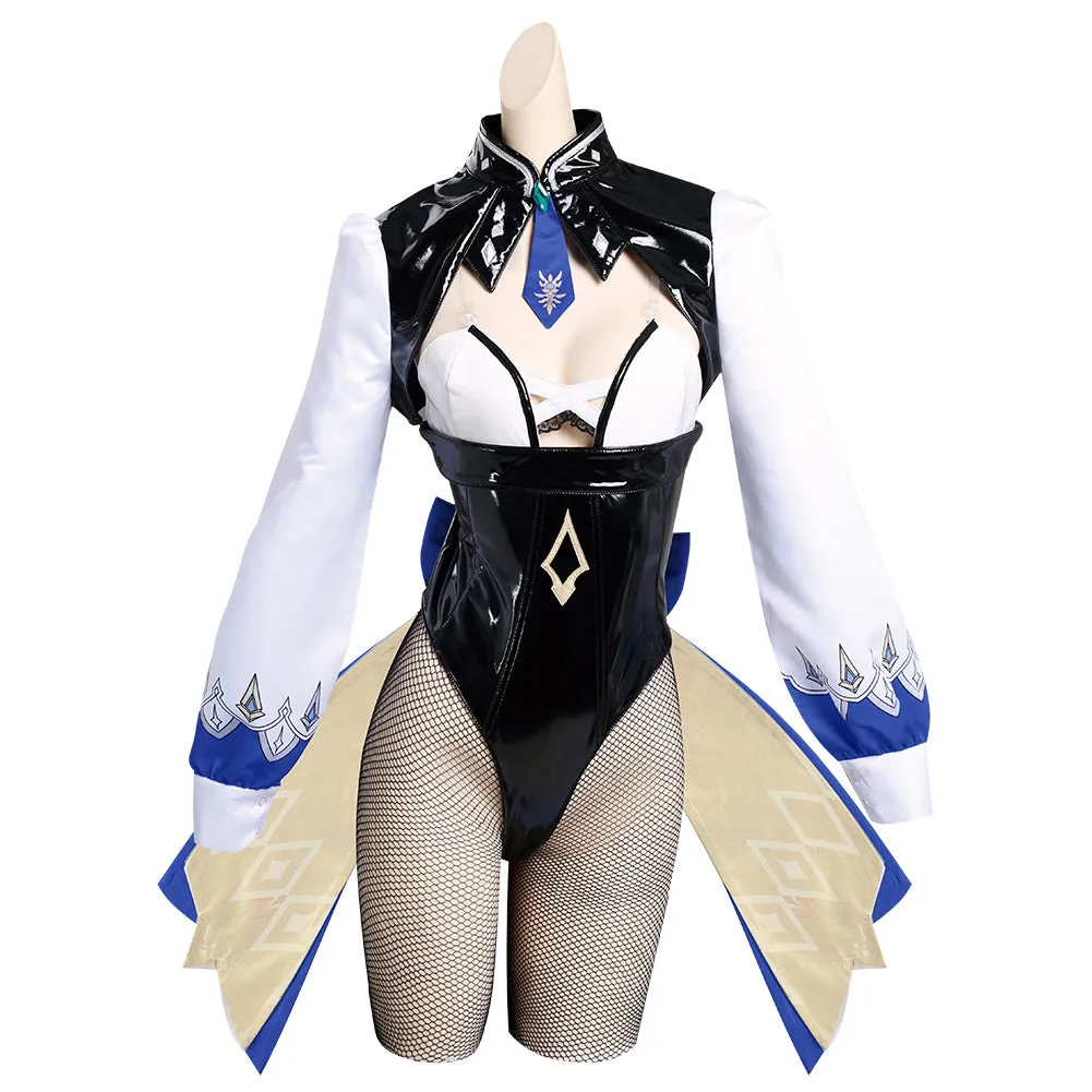 Genshin Impact Eula Dress Outfits Cosplay Costume Halloween Carnival Suit