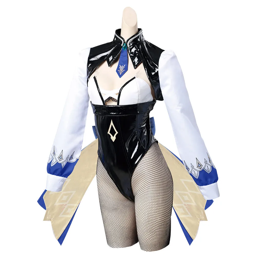 Genshin Impact Eula Dress Outfits Cosplay Costume Halloween Carnival Suit