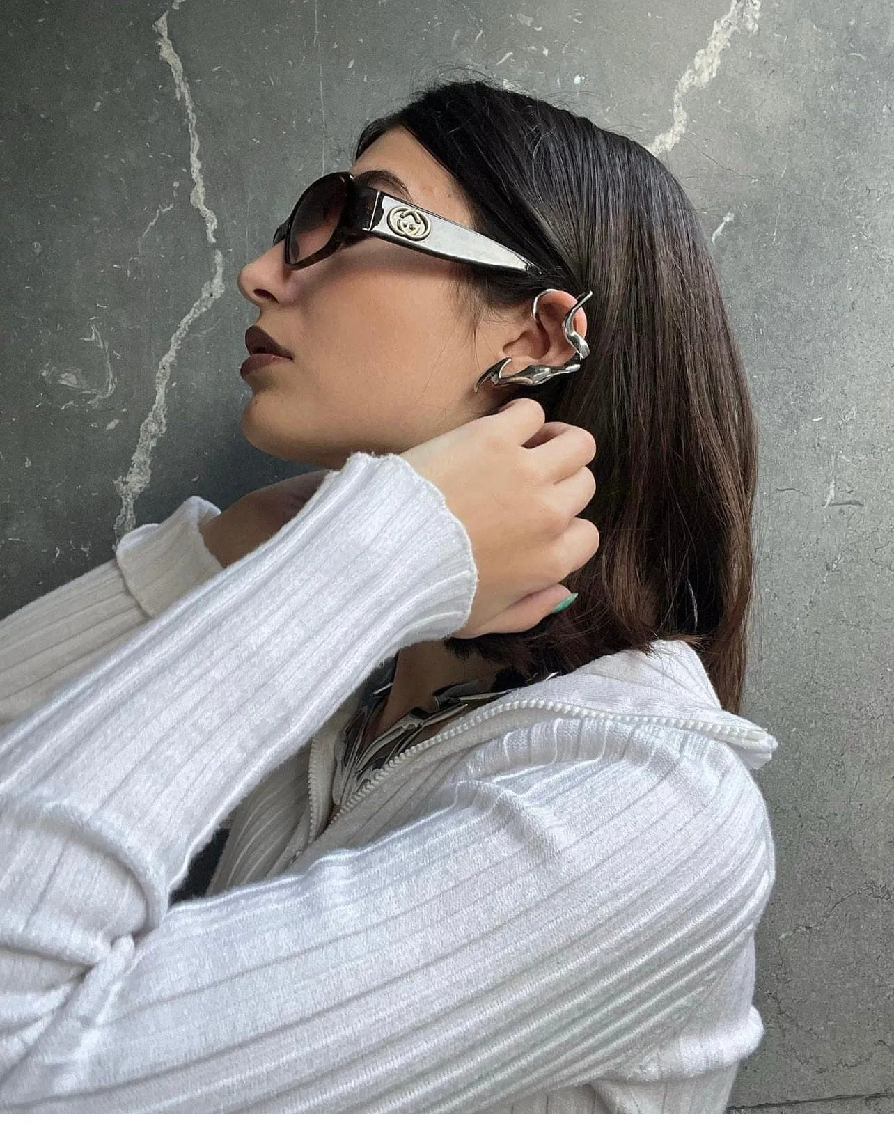 Geometric Punk Ear Cuff Climber Crawler Wrap Earring
