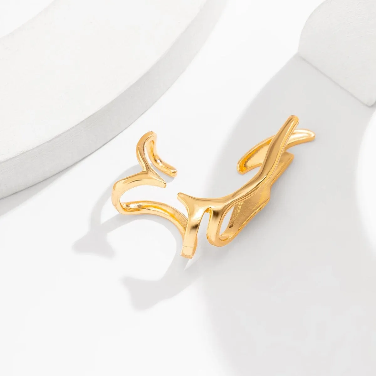 Geometric Punk Ear Cuff Climber Crawler Wrap Earring