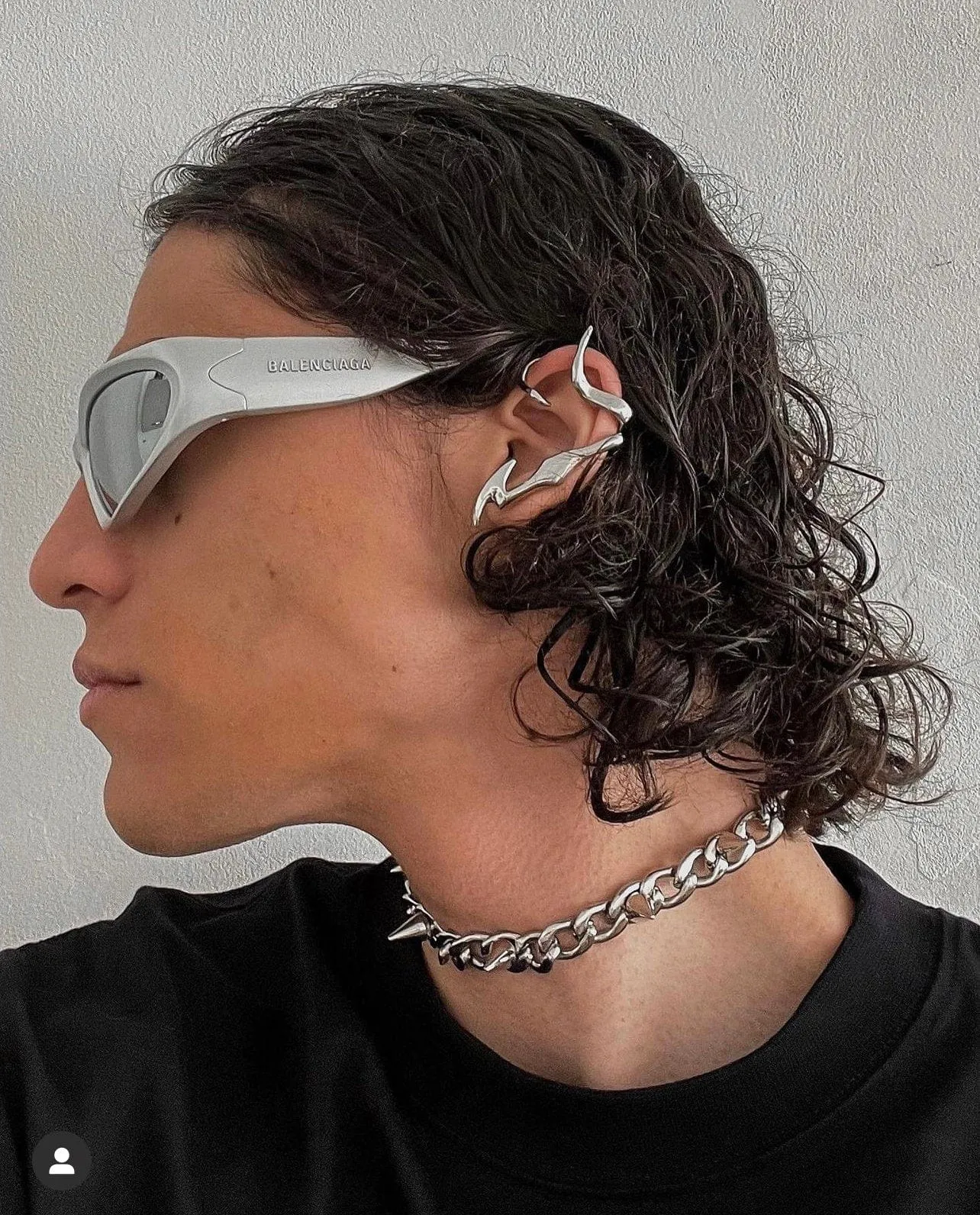 Geometric Punk Ear Cuff Climber Crawler Wrap Earring