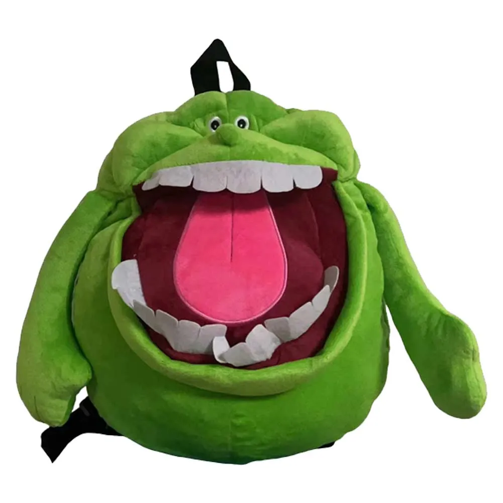 Ghostbusters Slimer Ghost Original Green Plush Shoulder Bag Backpack Bag For Men Women