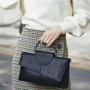 Grace™ Classic | Luxe Croc-Embossed Bag