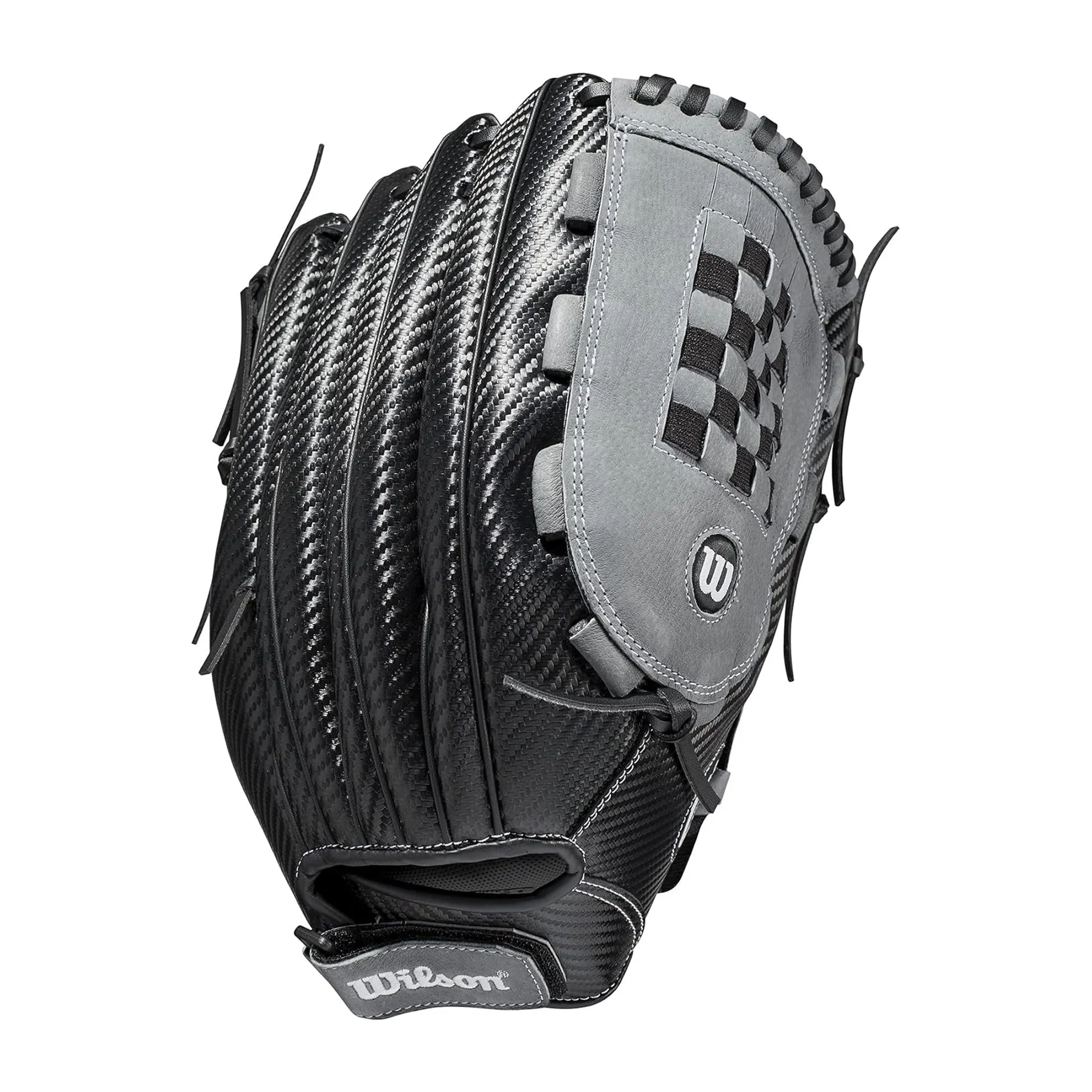 Guante Softbol Wilson A360 SP1421 Negro Gris 14 in