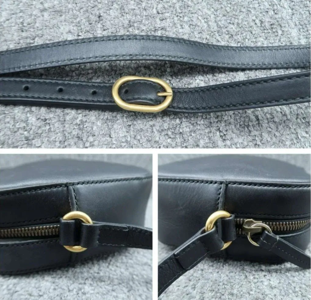 Gucci Bee Camera Black Leather Cross Body Bag