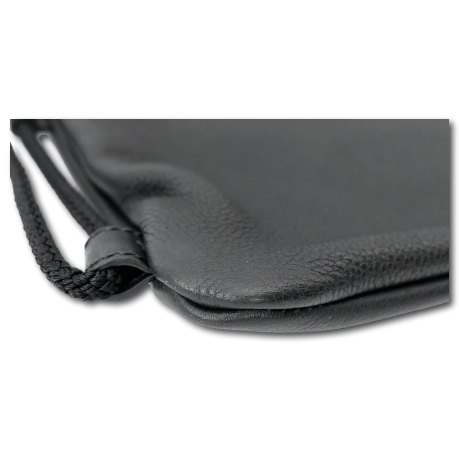GUCCI Drawstring Print Leather Backpack Bag Black 494053