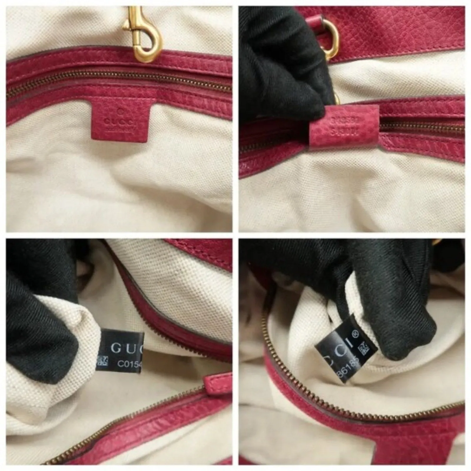 GUCCI GG Brown Cloth Tote