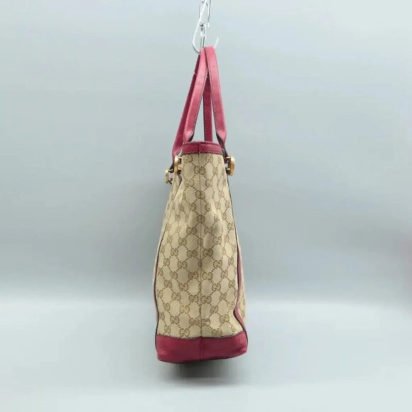 GUCCI GG Brown Cloth Tote
