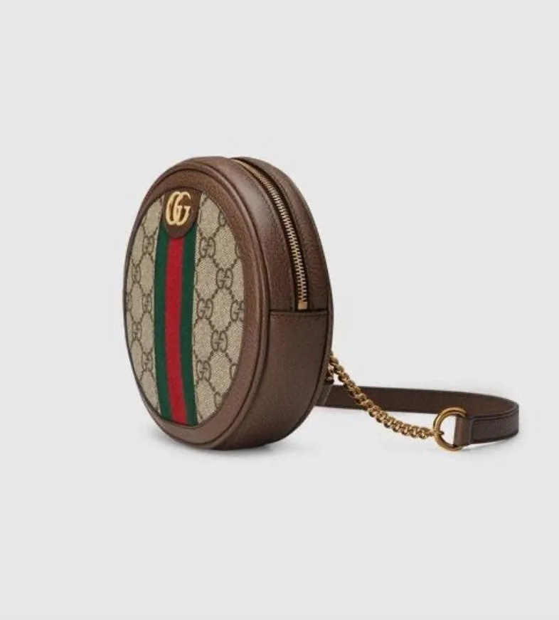 Gucci Ophidia GG Mini Supreme Backpack Bag in Brown