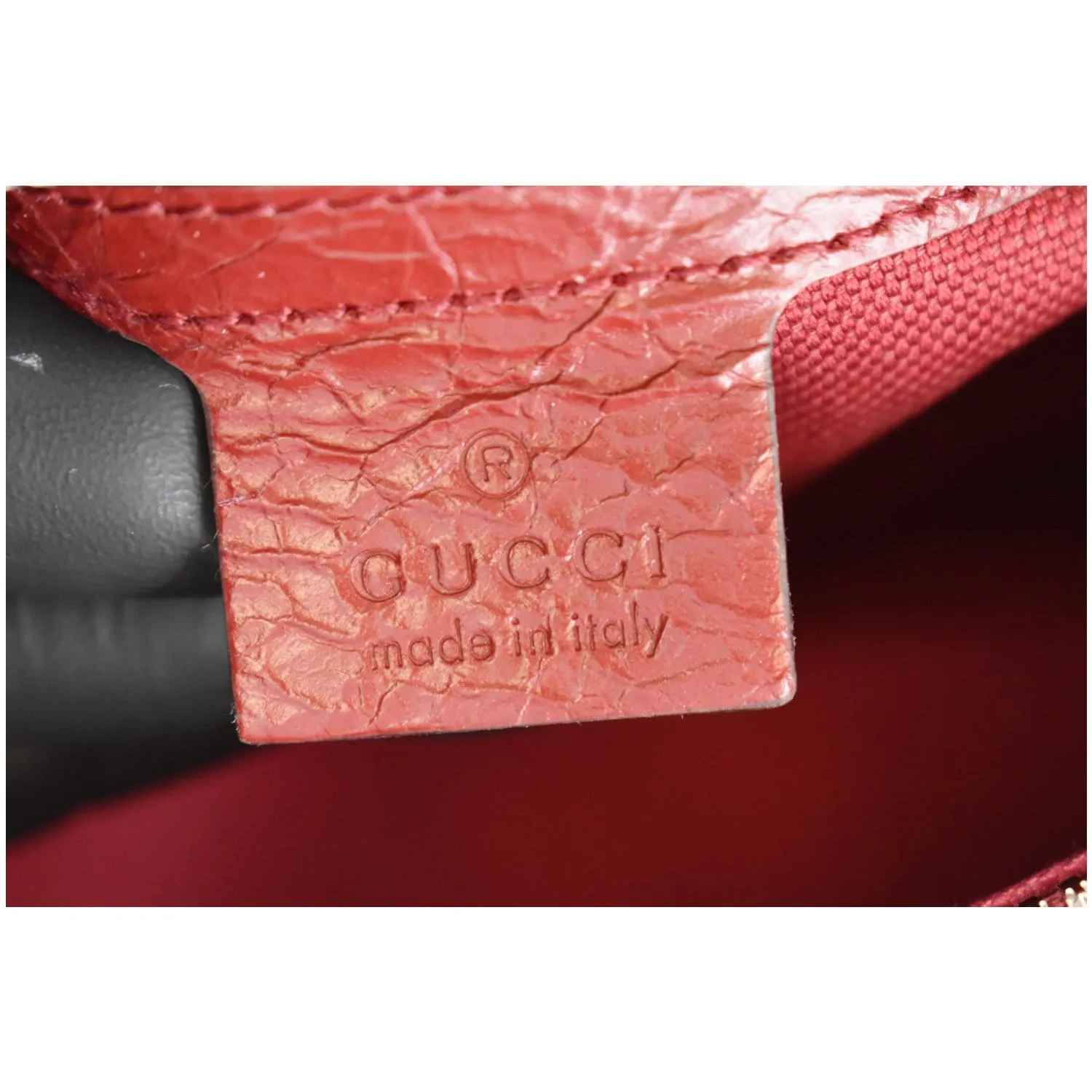 GUCCI Soft Backpack Calfskin Leather Duffle Bag Red 587866 - 20% OFF
