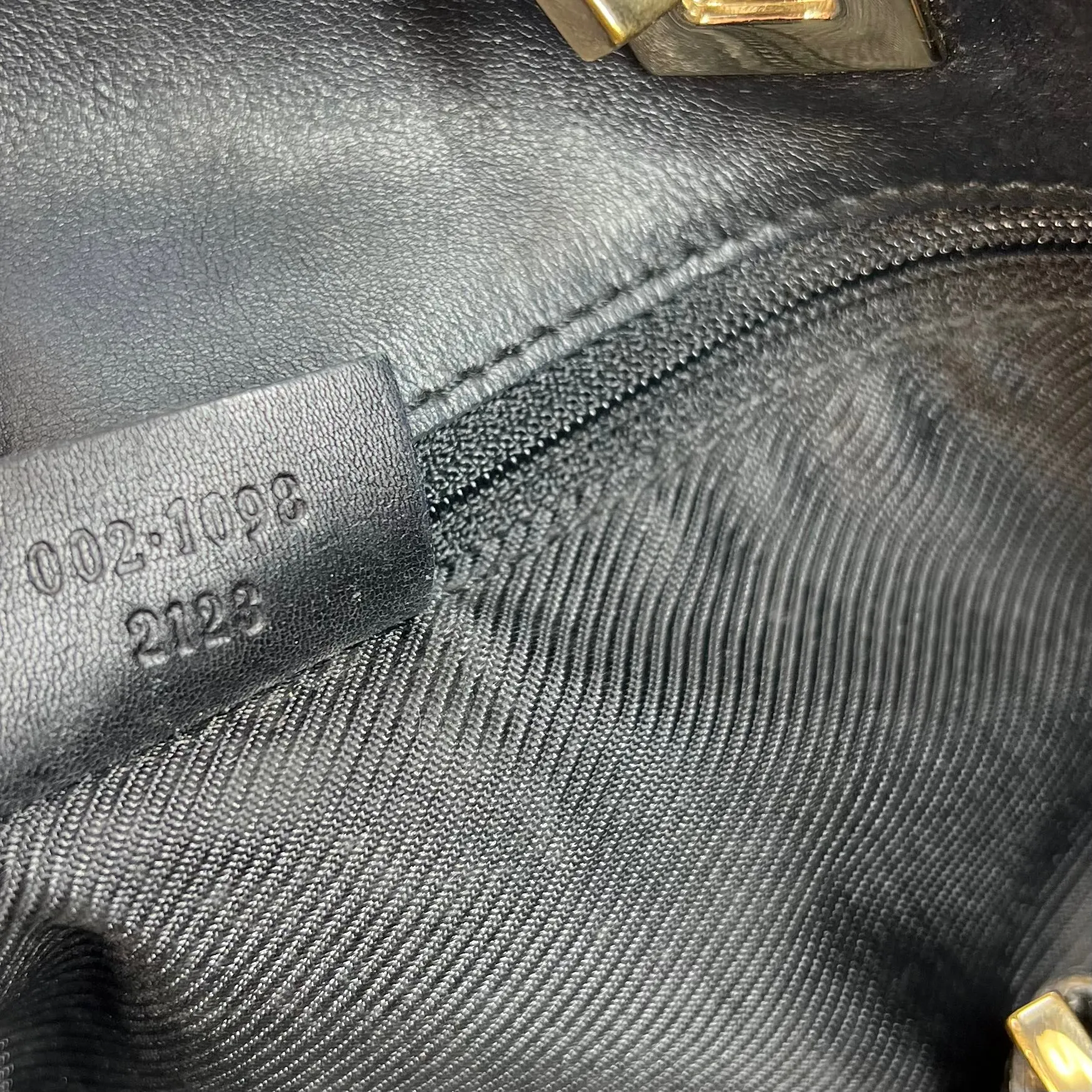 GUCCI Vintage GG Supreme Web Canvas Black Tote