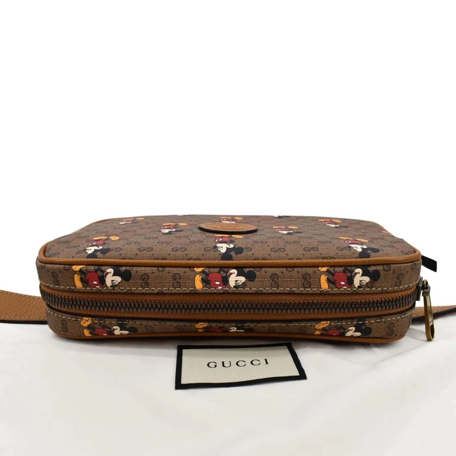 GUCCI X DISNEY Mini GG Supreme Belt Bag Beige 602695