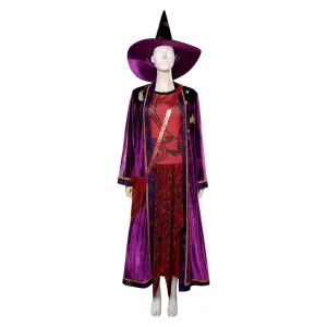 Halloweentown Marnie Piper Cosplay Costume Dress Hat Bag Outfits Halloween Carnival Suit