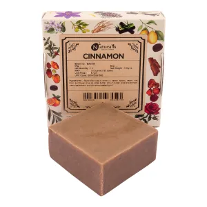 Hand-Milled Luxury Cinnamon Solid Soap Bar, Made using century old Cold Process Method - 100gms