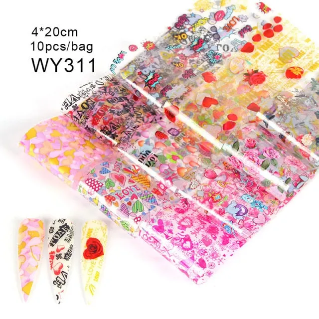 Handa ® Professional Mosaic Reflect Nail Wrap