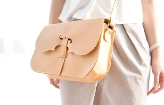 Handmade Leather Cute Camel Shoulder Bag Personalized Monogrammed Gift Custom Women Crossbody Bag Purse Purse