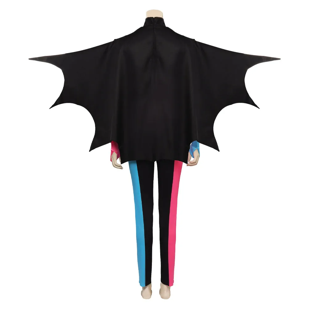 Harley Quinn Harleen Quinzel Cosplay Costume Black Outfits Halloween Carnival Suit